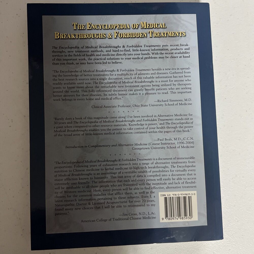 The Encyclopedia of Medical Breakthroughs & Forbidden Treatments: Health - GOOD‎ - Picture 2 of 5